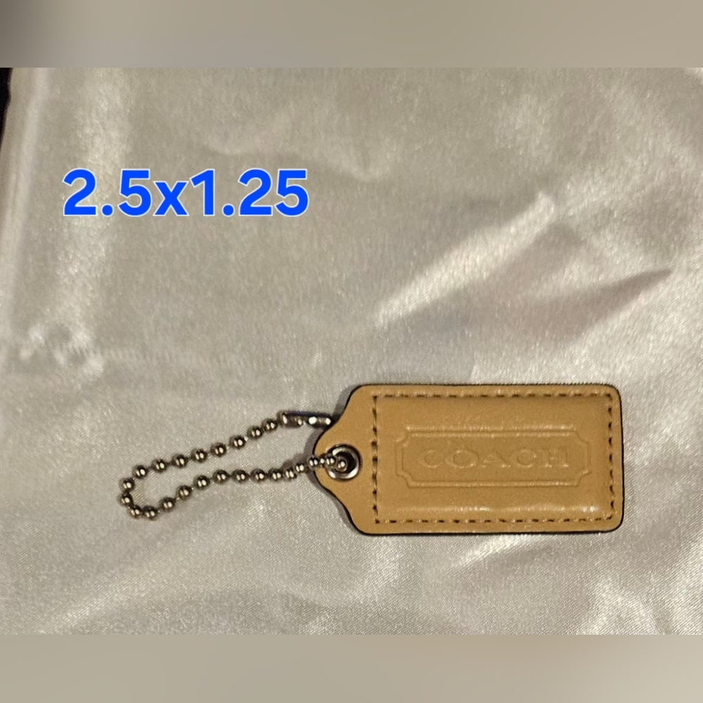 Coach Tan Leather Key Holder